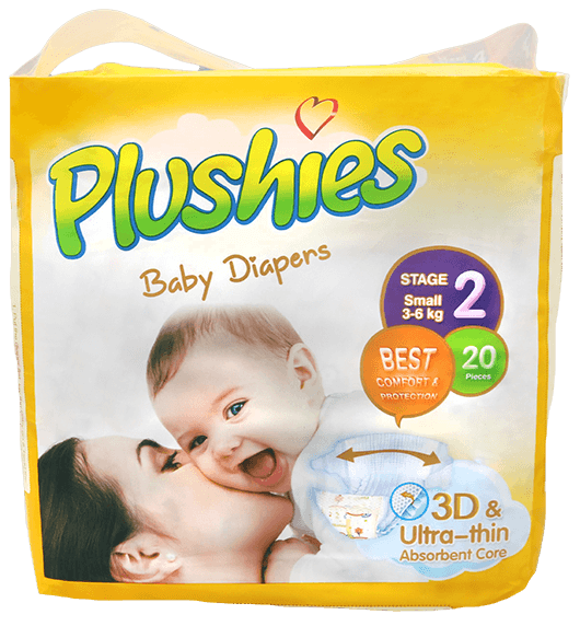 Baby Diapers Ultra Thin Stage 2 Small 20 PCs